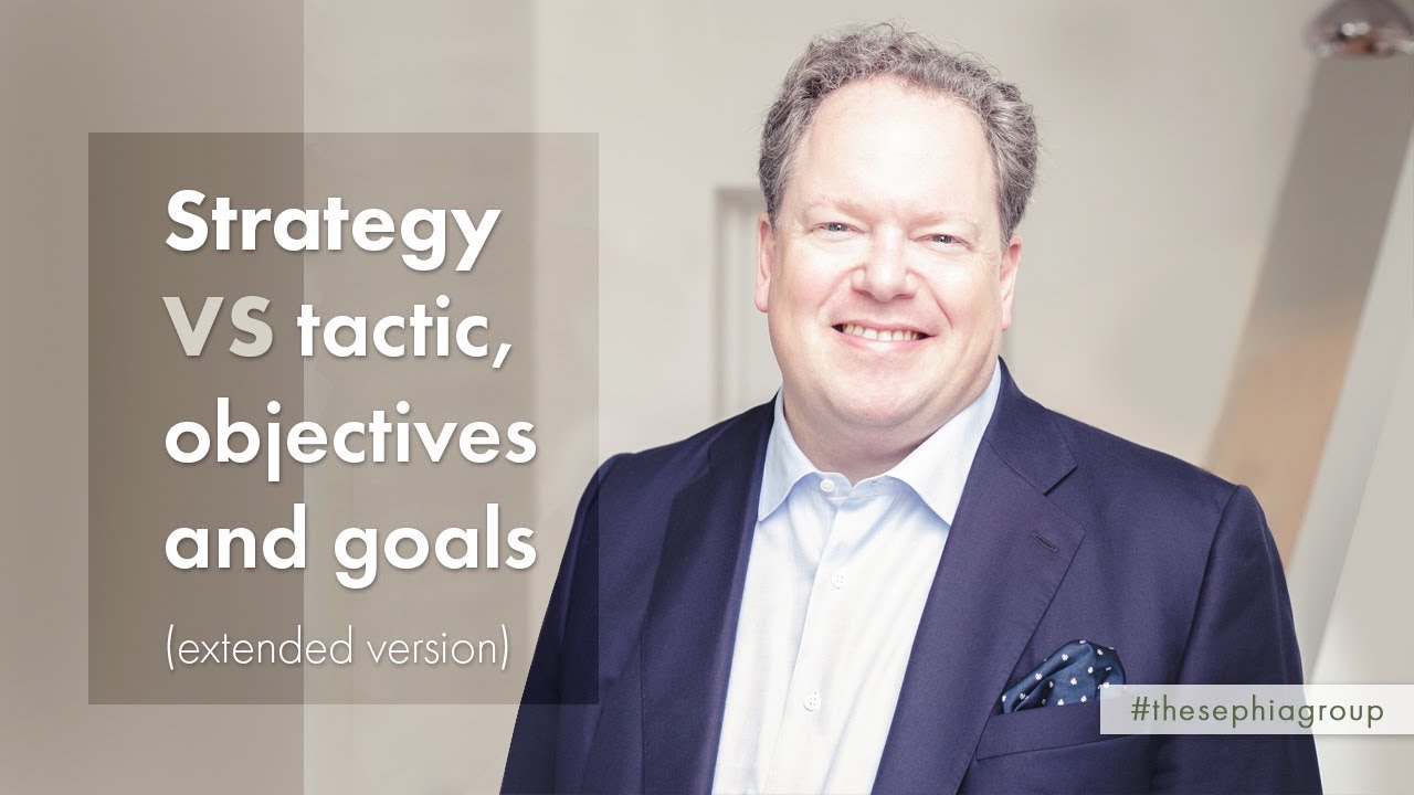 Thumbnail for Strategy versus tactics, objectives and goals